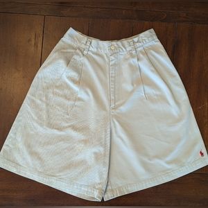 Vintage Polo Ralph Lauren pleated Shorts Womens Sz 8